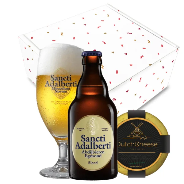 Egmondse Blonde 5,7% | Bier & Kaas Cadeau van Sancti Adalberti