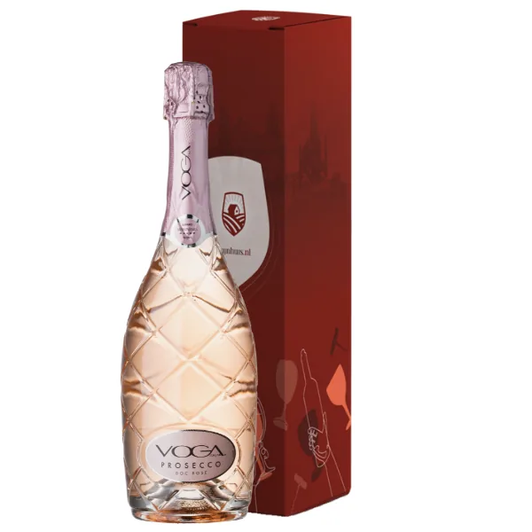 Voga Prosecco Spumante Rose | Wijn Cadeau van VOGA Italia