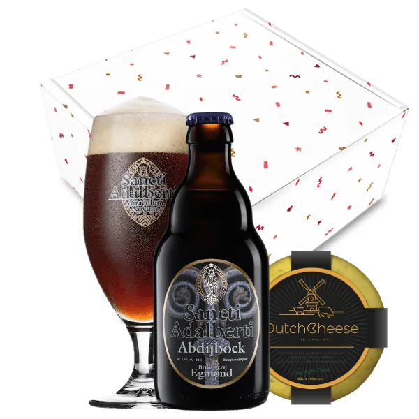 Egmondse Abdijbock | Bier & Kaas cadeau van Sancti Adalberti