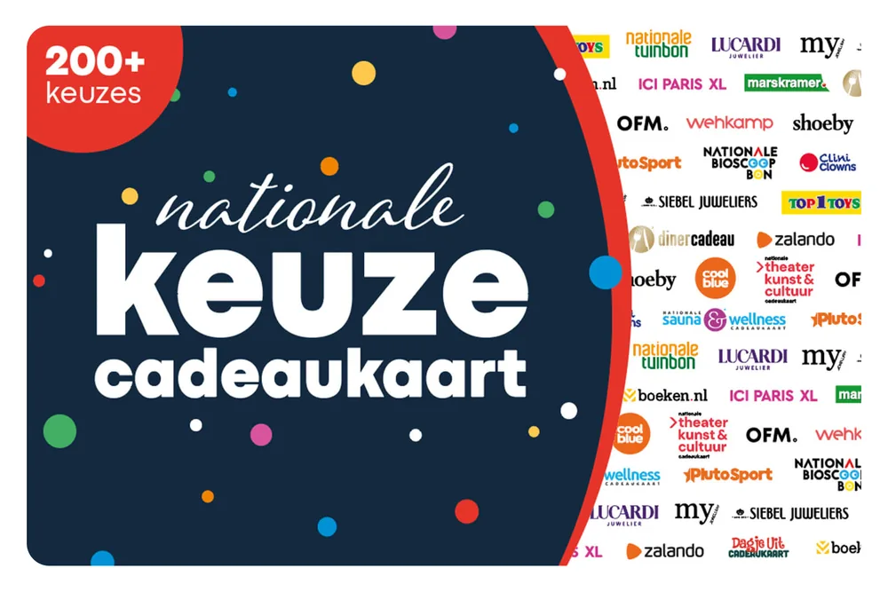 Nationale Keuze Cadeaukaart van Keuze cadeaukaarten