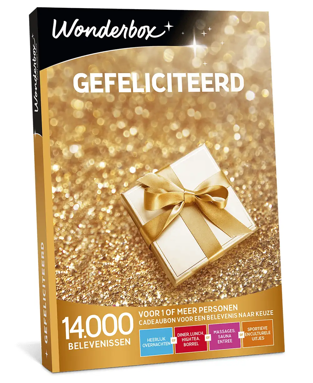 Wonderbox – Cadeaubon Gefeliciteerd van Wonderbox cadeaukaarten