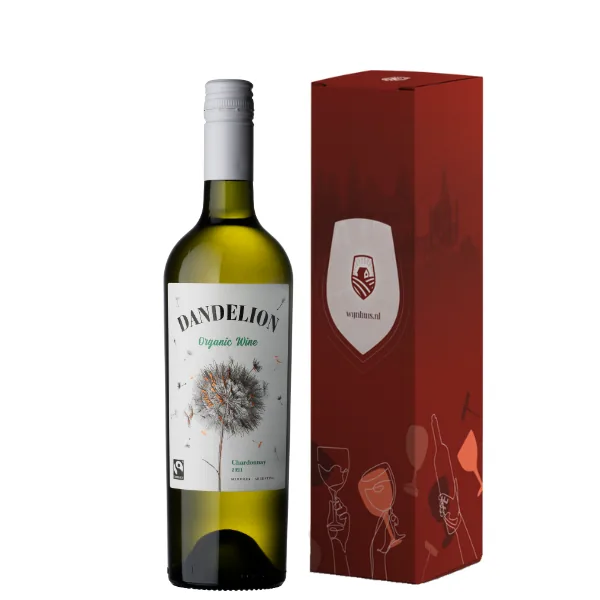 Dandelion Chardonnay BIO & Fairtrade | Wijn cadeau van Montlaiz