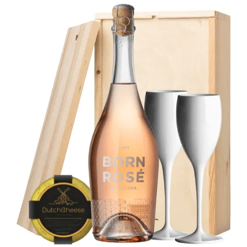 Rose Barcelona Sprakling Brut BIO | Wijn & Kaas Cadeau van SayCheeseToday
