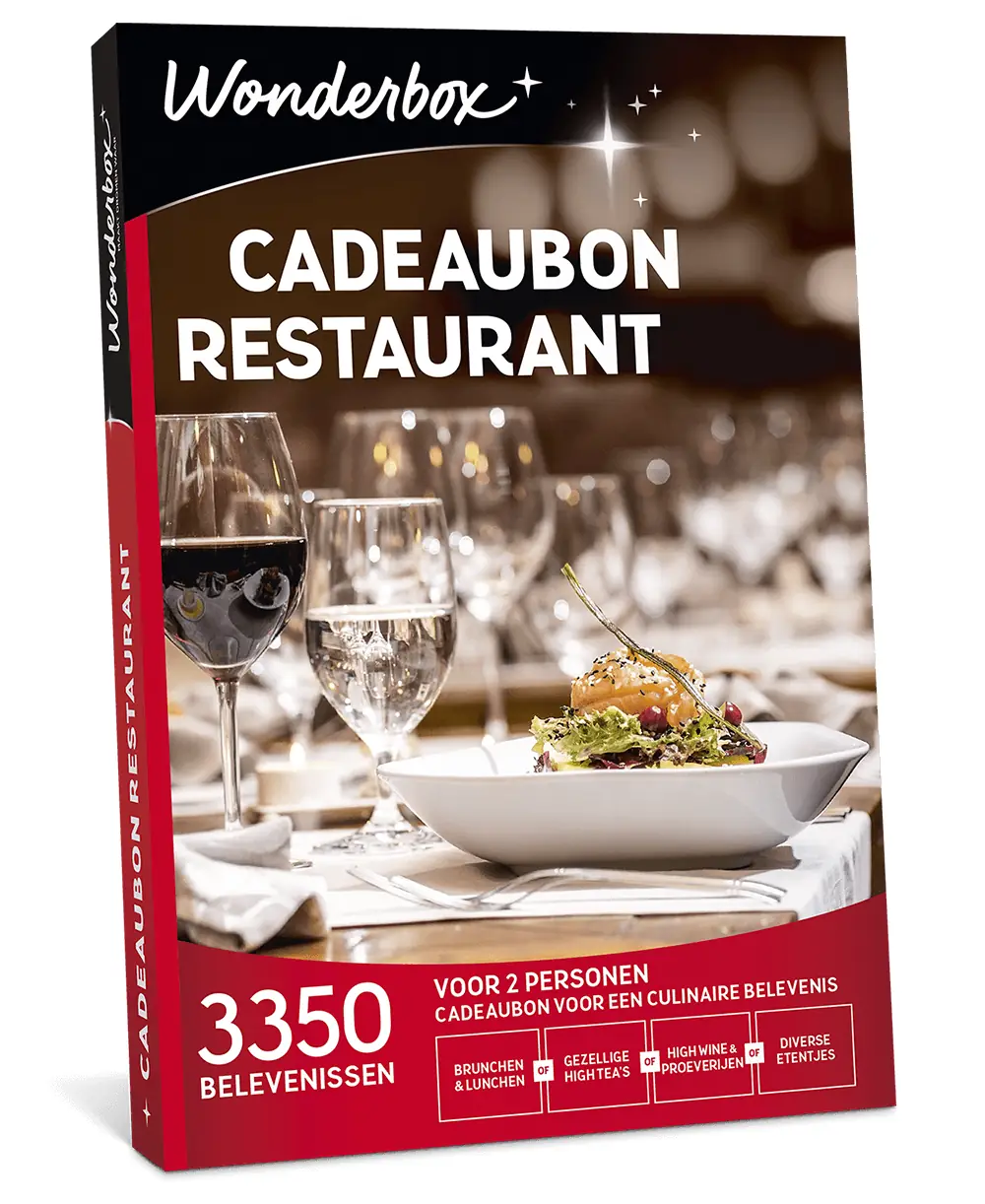 Wonderbox – Cadeaubon Restaurant van Wonderbox cadeaukaarten