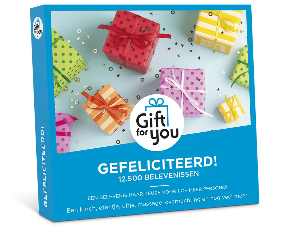 GiftForYou - Gefeliciteerd! van GiftForYou cadeaukaarten